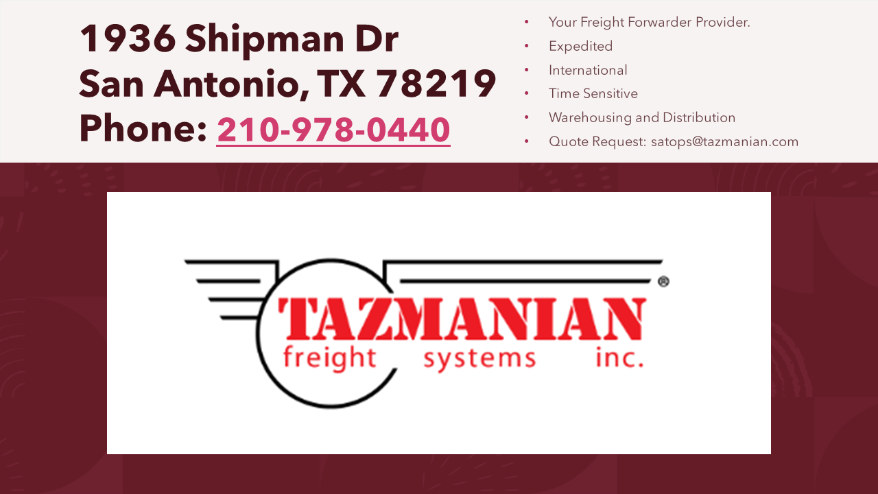 Tazmanian Freight Systems Logo