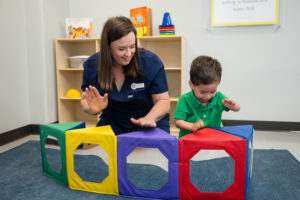 Brighton Pediatric Occupational Therapist Working With Child
