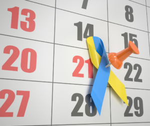 March 21 Trisomy 21 Down Syndrome Day Pinned on Calendar