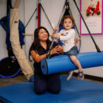 Brighton Center Pediatric Therapist Working with Child