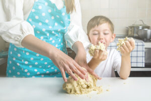 Cooking With Your Kids Mom Cooking with Son