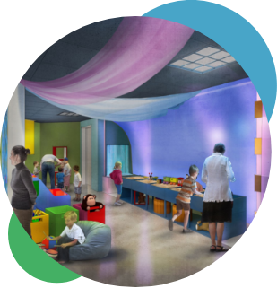 Concept of Sensory Room at Brighton Center