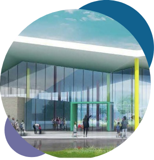 Entrance to Harvey E. Najim Early Childhood Campus