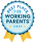 Best Place for Working Parents 2021 Logo