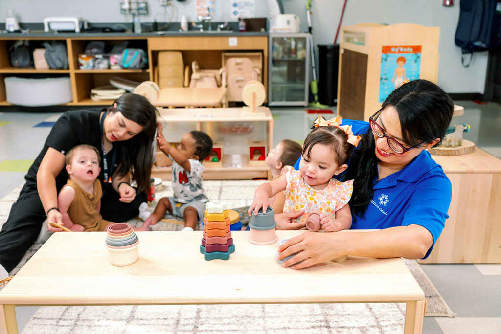 Brighton Staff Engaging in Early Childhood Development